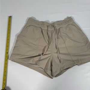 Lululemon Women's Tan Drawstring Shorts